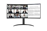 LG UltraWide 21:9 Curved QHD Monitor 34WR55QC-B - 34 Zoll, HDR10, PBP-Modus, OnScreen Control, AMD FreeSync,…