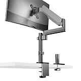 WALI Einzelne Monitorhalterung, Computer-Monitorständer für Schreibtisch, passend für 33–81,3 cm, Monitorarm,…