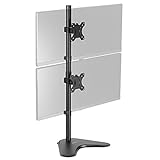VIVO Stand-V002L Ständer für 2 Bildschirme bis zu 76,2 cm (30 Zoll) vertikal