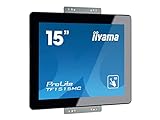 iiyama Prolite TF1515MC-B2 38 cm (15") LED-Monitor XGA Open Frame 10 Punkt Multitouch kapazitiv (VGA,…