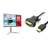 LG 4K UHD Monitor 27UP85NP-W.BEU 68 & BENFEI HDMI auf DVI 1.8 Meter Kabel mit 1080P High Speed Adapter…