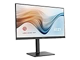 MSI Modern MD241P 23.8' Monitor, Adjustable, FHD (1920 x 1080), 75Hz, IPS, 5ms, HDMI, USB Type-C, Built-in…