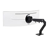 ERGOTRON HX Monitor Arm mit HD-Gelenk in Schwarz, Tischhalterung mit patentierter CF-Technologie für…