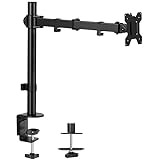 VIVO Single Monitor Arm Desk Mount, Holds Screens up to 32 inch Regular and 38 inch Ultrawide, Fully…