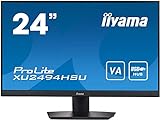 Iiyama Prolite XU2494HSU-B2 60,5cm (23,8") VA LED-Monitor Full-HD (HDMI, DisplayPort, USB3.0) schwarz