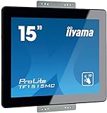 iiyama ProLite TF1515MC-B2 38cm 15" LED-Monitor XGA Open Frame 10 Punkt Multitouch kapazitiv VGA HDMI…
