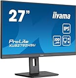 iiyama ProLite XUB2792HSU-B6 68,6cm 27" IPS LED-Monitor Full-HD 100Hz HDMI DP USB3.2 Höhenverstellung…