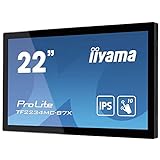 iiyama ProLite TF2234MC-B7X 55cm (21,5") IPS LED-Monitor Full-HD Open Frame 10 Punkt Multitouch kapazitiv…