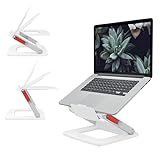 Leitz höhenverstellbarer Laptopständer mit mehreren Winkeln, für 13“ - 15“ Laptops, 6 voreingestellte…