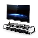 ThingyClub Monitorständer mit Metallfüßen für Computer, Laptop, iMac, TV, LCD-Display, Drucker, Computer-Monitorerhöhung…