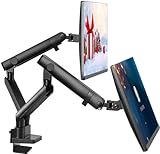 Dual Monitor Arm, Dual Monitor Mount, Dual Monitor Desk Mount Up to 32 Inch Computer Screens, Dual Monitor…