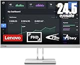 Lenovo L25e-40 | 24,5" Full HD Monitor | 1920x1080 | 75Hz | 250 nits | 4ms Reaktionszeit | HDMI | VGA…