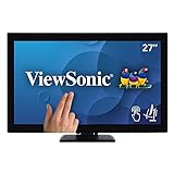 Viewsonic TD2760 68,2 cm (27 Zoll) Touch Monitor (Full-HD, HDMI, DP, USB 3.2 Hub, Lautsprecher, 4 Jahre…