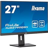 iiyama Prolite XUB2792QSN-B5 68,5cm 27" IPS LED Monitor WQHD HDMI DP USB-C USB3.0 USB-C dock 65W LAN…