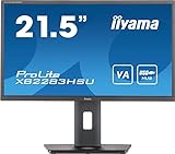 iiyama Prolite XB2283HSU-B1 54,5cm 21,5" VA LED-Monitor Full-HD HDM DP USB2.0 Höhenverstellung Pivot…