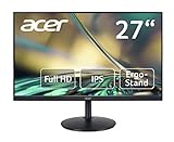Acer CB272 Monitor 27 Zoll (69 cm Bildschirm) Full HD, 75Hz HDMI/DP, 60Hz VGA, 1ms (VRB), HDMI 1.4,…