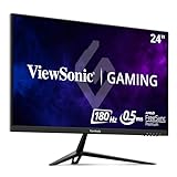 Viewsonic VX2428 60,5 cm (24 Zoll) Gaming Monitor (Full-HD, IPS, 180 Hz, 1 ms, FreeSync Premium, HDMI,…