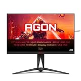 AOC AGON AG275QXN - 27 Zoll QHD Gaming Monitor, 165 Hz, 1 ms, HDR400, FreeSync Premium (2560x1440, HDMI,…