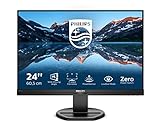 Philips 240B9-24 Zoll WUXGA Monitor, höhenverstellbar (1920x1200, 75 Hz, VGA, HDMI, DisplayPort, USB…