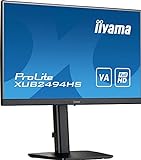 IIYAMA Prolite XUB2494HS-B2 60,5cm (23,8") VA LED-Monitor Full-HD (HDMI, DisplayPort) Höhenverstellung,…