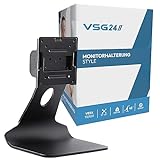VSG24 Style Design Monitor Halterung, Vollmetall VESA 100x100 Tischhalterung, Bildschirm Standfuss POS,…