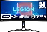Lenovo Legion Y34wz-30 | 34" WQHD Gaming Monitor | 3440x1440 | 180Hz | 720 nits | 1ms Reaktionszeit…