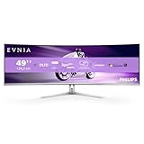 Philips Evnia 49M2C8900 - 49 Zoll QD OLED Curved Gaming Monitor, 240 Hertz, 0,03ms GtG, HDR400, Ambiglow…