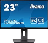 IIYAMA Prolite XUB2390HS-B5 58,4cm 23" AH-IPS LED-Monitor FullHD VGA DVI HDMI Slim-Line Höhenverstellung…