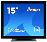 iiyama ProLite T1532MSC-B5AG 38cm (15") LED-Monitor SXGA 10 Punkt Multitouch kapazitiv (VGA, HDMI, DisplayPort)…