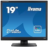 iiyama ProLiteE1980D-B1 48cm (19') Monitor, LED, 1280x1024 Resolution, 5ms Response Time, VESA Mount,…
