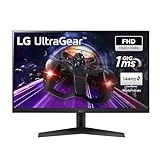 LG Electronics 24GN60R-B.BEU 60,4 cm (24 Zoll) UltraGear IPS Gaming Monitor (1 ms GtG, 99% sRGB, AMD…