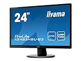 Iiyama ProLite X2483HSU-B3 60,5cm (23,8") AMVA LED-Monitor Full-HD (VGA, HDMI, DisplayPort, USB2.0)…
