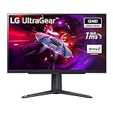 LG Electronics 27GR75Q-B UltraGear Gaming Monitor 27" (68,5 cm), 2.560 x 1.440, 16:9, QHD 1440p, 99%…