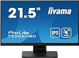 iiyama ProLite T2252MSC-B2 54,5cm 21,5" IPS LED-Monitor Full-HD 10 Punkt Multitouch kapazitiv HDMI DP…