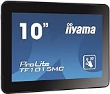 iiyama Prolite TF1015MC-B2 25, 7 cm 10,1" VA LED-Monitor WXGA Open Frame 10 Punkt Multitouch kapazitiv…