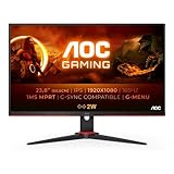 AOC Gaming 24G2SPU - 24 Zoll FHD Monitor, 165 Hz, 1 ms, FreeSync Premium (1920x1080, VGA, HDMI, DisplayPort,…