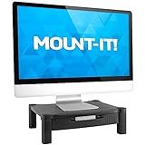 MOUNT-IT Verstellbarer Desktop-Druckerständer, Computer-Monitorerhöhung und Schreibtischständer mit…