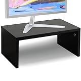 TEAMIX Monitorständer aus Holz, 36,1 cm (14,2 Zoll), mit Stauraum für Schreibtisch, kleiner Monitorständer,…