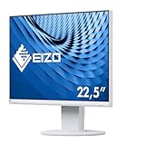 EIZO FlexScan EV2360-WT 57,2 cm (22,5 Zoll) Ultra-Slim Monitor (HDMI, D-Sub, USB 3.1 Hub, DisplayPort,…