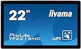 iiyama Prolite TF2215MC-B2 54,6cm (21,5") IPS LED-Monitor Full-HD Open Frame 10 Punkt Multitouch kapazitiv…