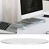Monitor Drehteller Aluminiumlegierung Drehung Computer Monitor Basis rutschfest Tablet Stand Monitorscheibe…