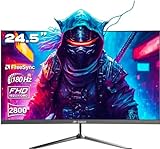 CRUA 24.5 Zoll Curved Gaming Monitor, 1920X1080P 165/180HZ 2800R 99% sRGB Professional Color Gamut Computer…