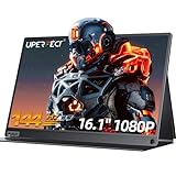 UPERFECT 144Hz Portable Monitor 16.1 Zoll Tragbarer Monitor, 1080 FHD Gaming Monitor, 100% sRGB IPS…