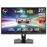 MSI Optix MAG274QRFDE-QD 27 Zoll (69 cm) Gaming Monitor, WQHD (2560x1440), Rapid IPS, 165Hz, 1ms, Flat,…