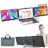 Kwumsy Tragbarer Monitor Für Laptop-14 Zoll FHD 1080p Dual Triple Screen Extender, Plug & Play Kein…
