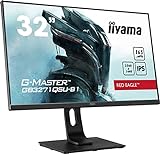 iiyama G-MASTER Red Eagle GB3271QSU-B1 80 cm, QHD Wide 1440p, (31,5“) IPS Gaming Monitor WQHD (HDMI,…