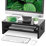 Rfiver Monitorständer Monitor Stand Bildschirmerhöhung - Holz Unterbau Bildschirm Laptop Ständer Tisch…