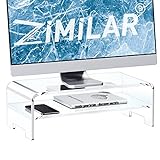 Zimilar Acryl-Monitorständer, 40.6 cm (16 Zoll) transparente Acryl-Monitorerhöhung für Home Office,…