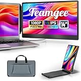 Teamgee Tragbarer Monitor für Laptop - 14'' FHD Portable Monitor - Bildschirm für 13''-17'' Mac Windows…