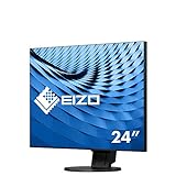 EIZO FlexScan EV2456-BK 61,1 cm (24,1 Zoll) Ultra-Slim Monitor (DVI-D, HDMI, D-Sub, USB 3.1 Hub, DisplayPort,…